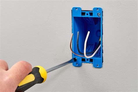 how to install electrical box before drywall|old work electrical box install.